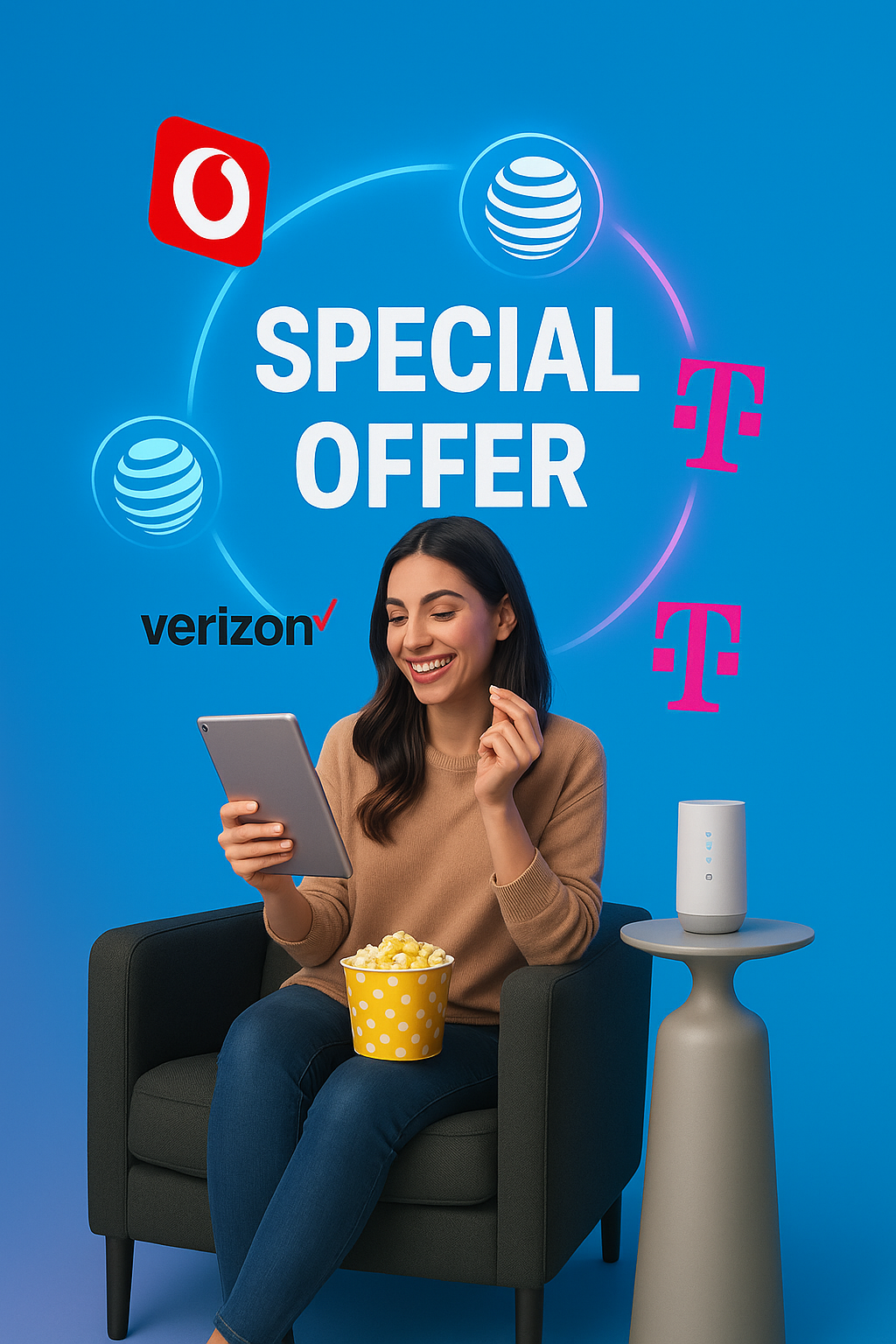 Person using du mobile services